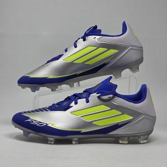 Adidas F50 League Messi Firm Ground Soccer Cleats Grey IG0918 Mens Size 11.5 New - Picture 3 of 13